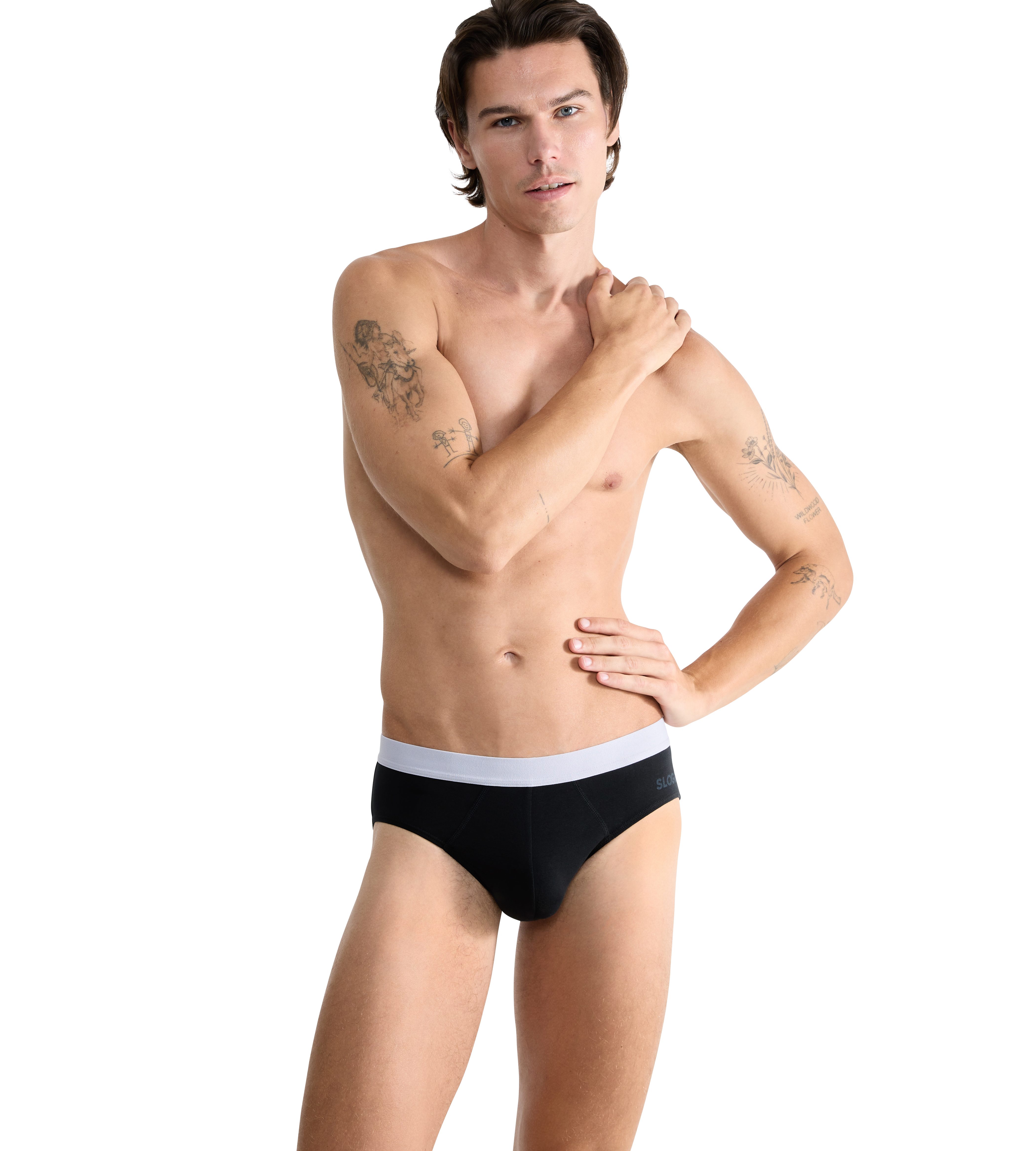 sloggi Slip "Men GO ABC 2.0", (2er Pack), schlicht, Baumwollmix, elastisch, günstig online kaufen