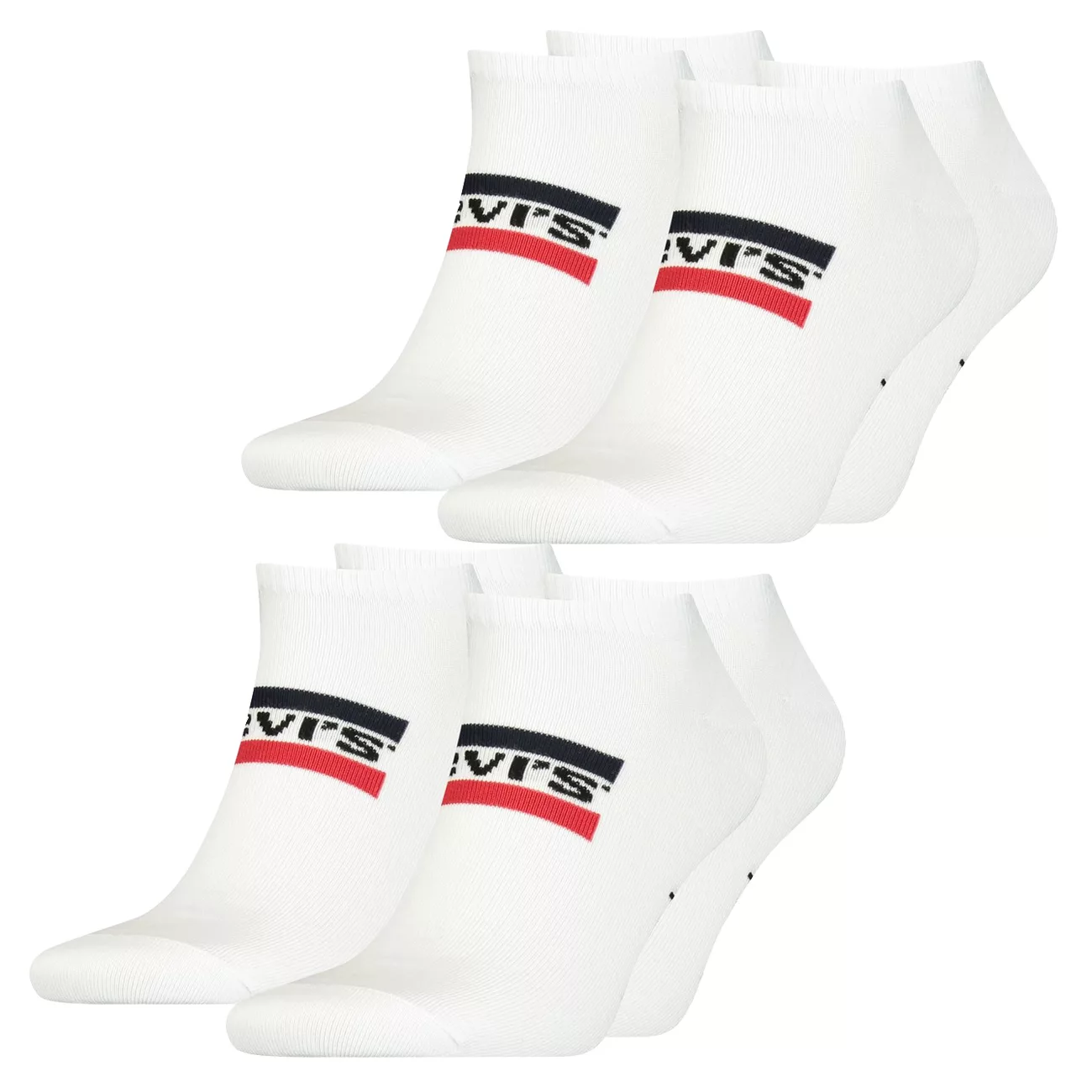 Levis Unisex Sneaker Sportsocken Low Cut Sportswear Logo 4er 6er 8er Multip günstig online kaufen