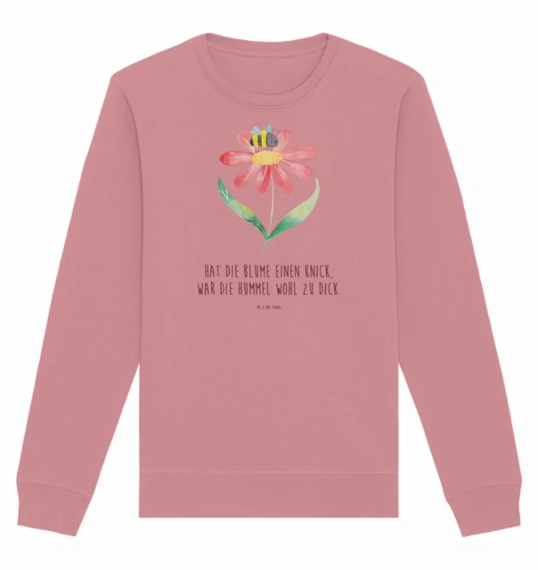 Mr. & Mrs. Panda Longpullover Größe L Hummel Blume - Canyon Pink - Geschenk günstig online kaufen