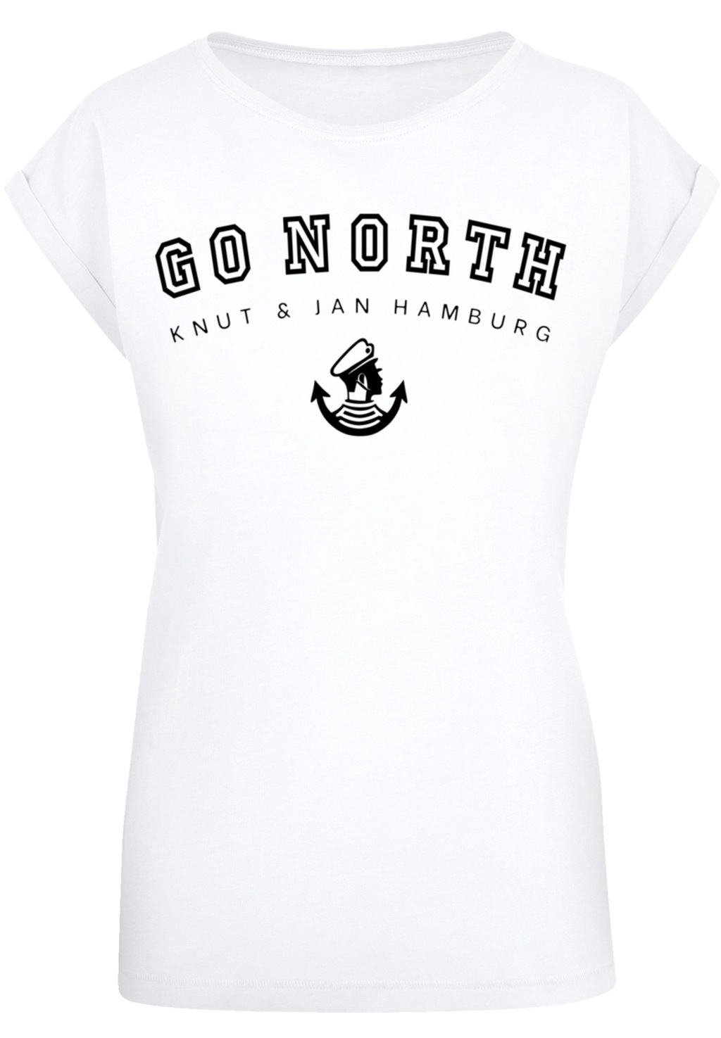 F4NT4STIC T-Shirt "PLUS SIZE Go North", Print günstig online kaufen