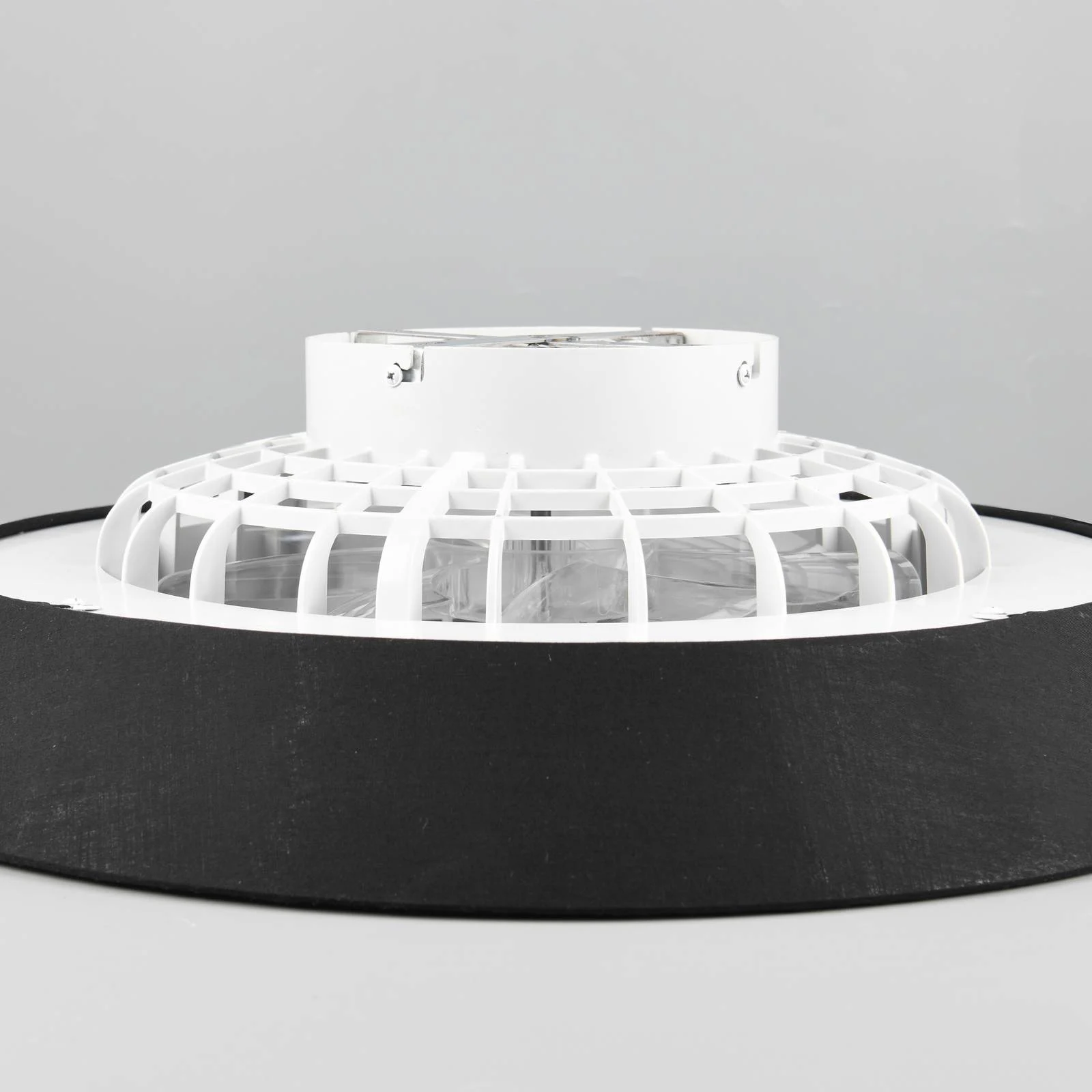 LED-Deckenventilator Varberg, leise, Ø 55 cm, CCT, schwarz günstig online kaufen