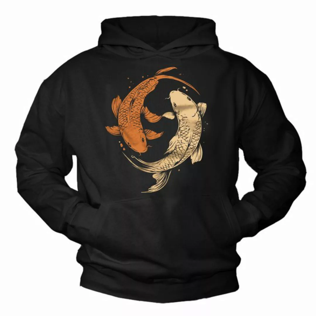 MAKAYA Kapuzenpullover Herren Yoga Motiv Namaste Sweatshirt Yin Yang Medita günstig online kaufen