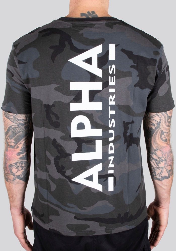 Alpha Industries Rundhalsshirt Backprint T Camo günstig online kaufen