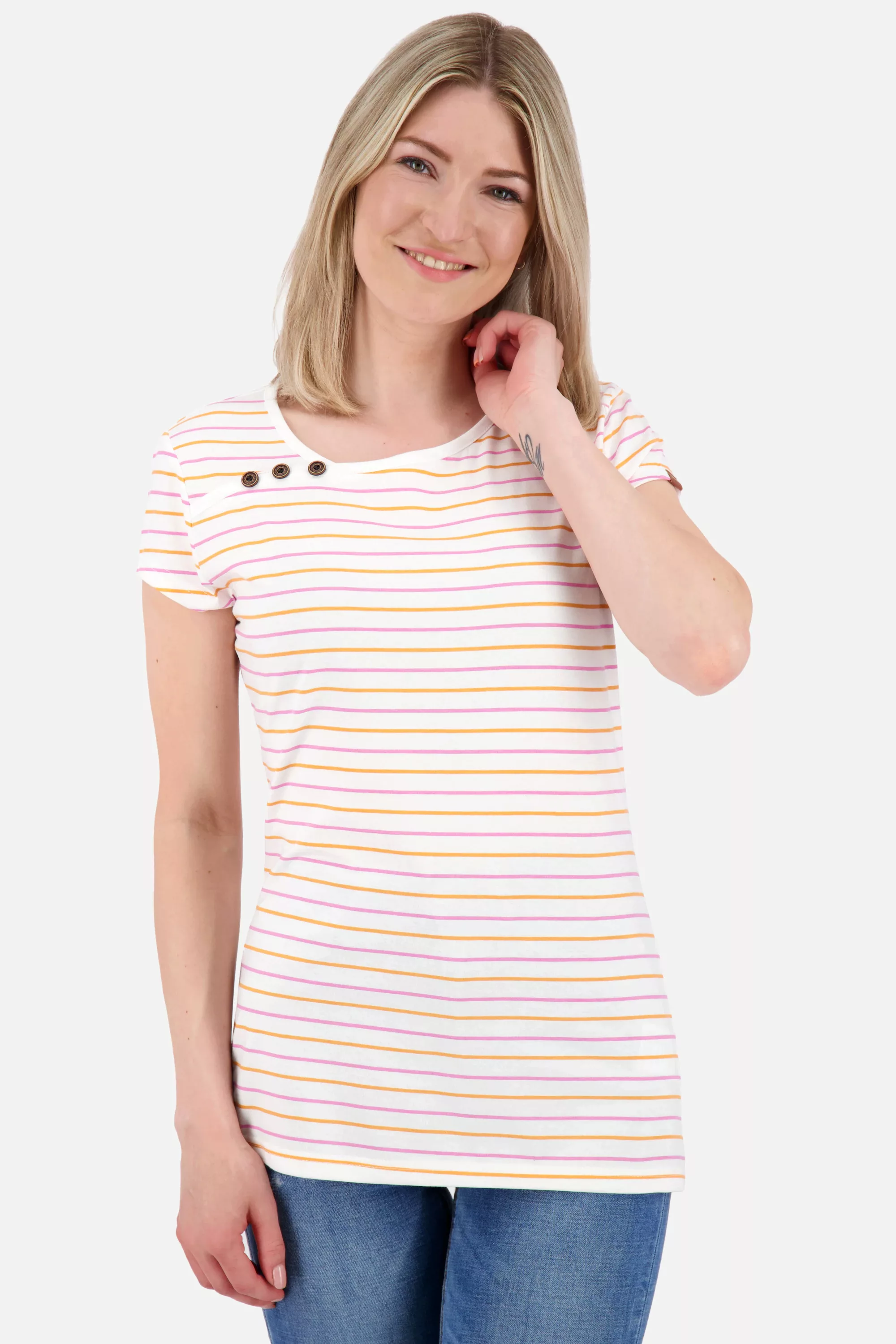 Alife & Kickin Rundhalsshirt "JuliaAK Z Shirt Damen Kurzarmshirt, Shirt" günstig online kaufen