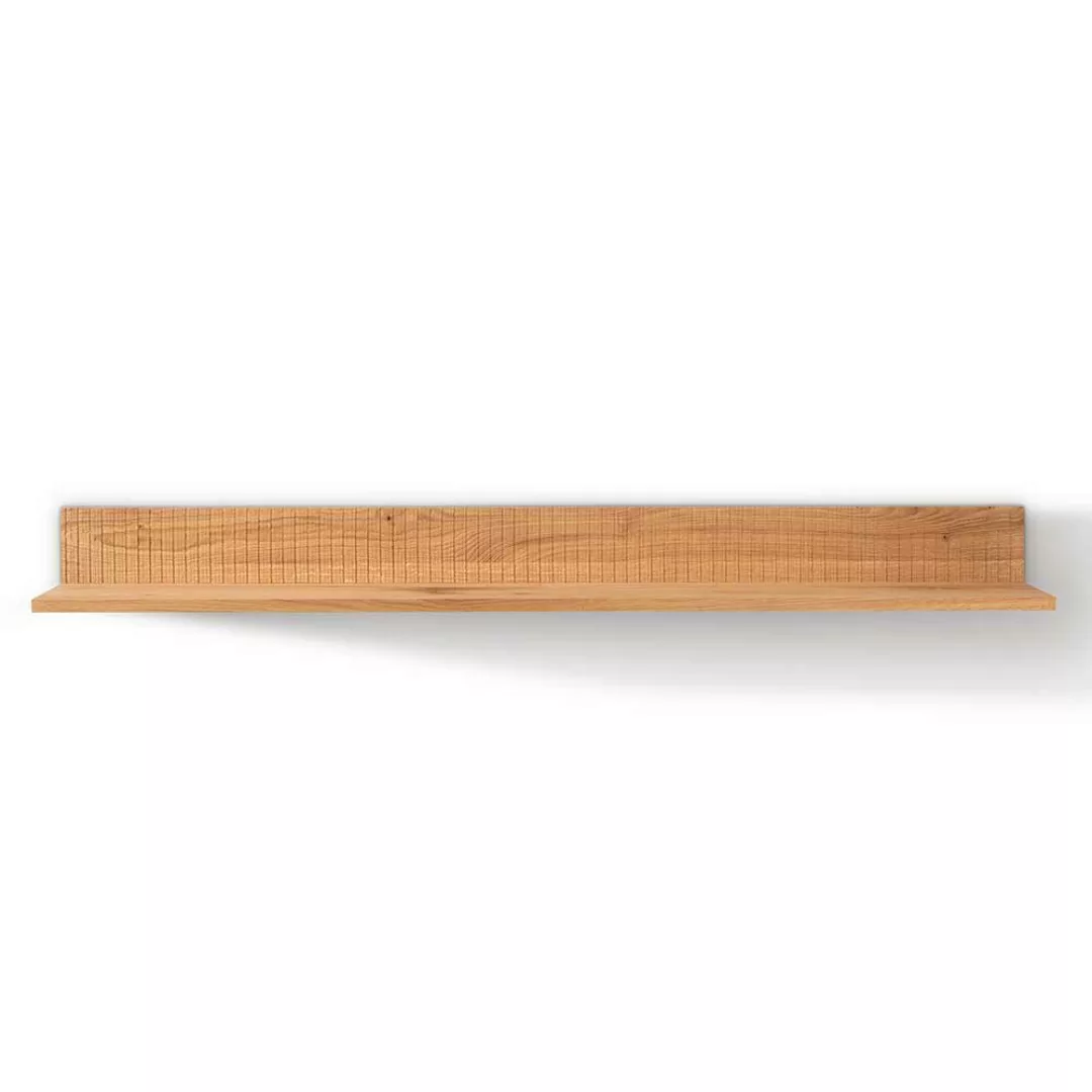 Massivholzregal Wildeiche in modernem Design 140 cm breit günstig online kaufen