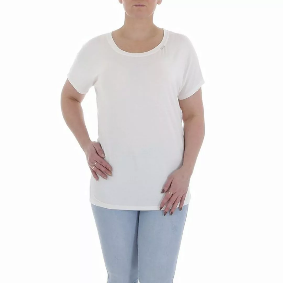 Ital-Design T-Shirt Damen Freizeit T-Shirt in Weiß günstig online kaufen