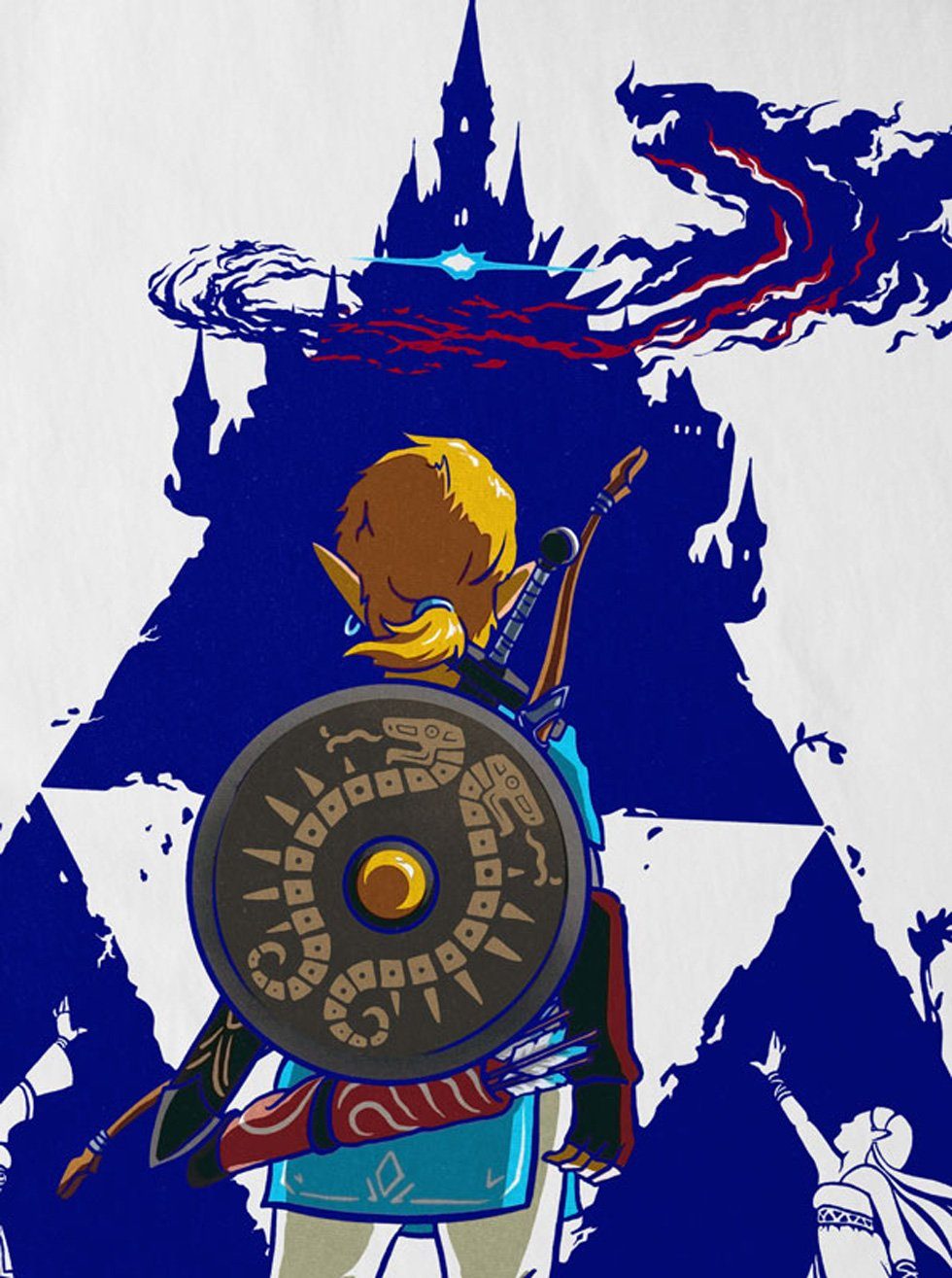 style3 T-Shirt Breath Link Blue hyrule günstig online kaufen