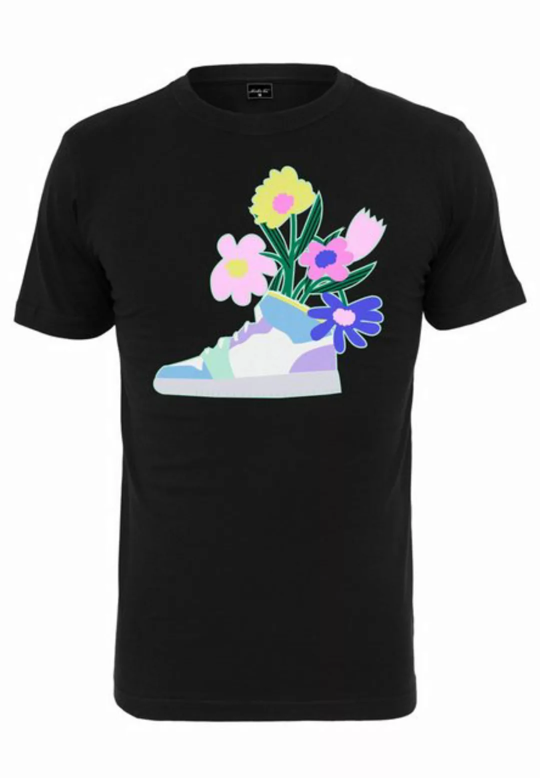 MisterTee T-Shirt MisterTee Damen Ladies Flower Sneaker Tee (1-tlg) günstig online kaufen