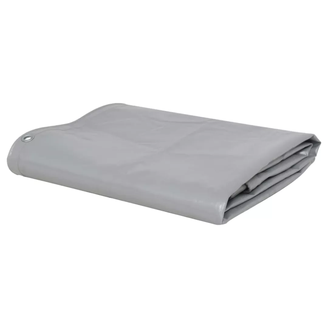 Abdeckplane 650 G/m² 2x3 M Grau günstig online kaufen