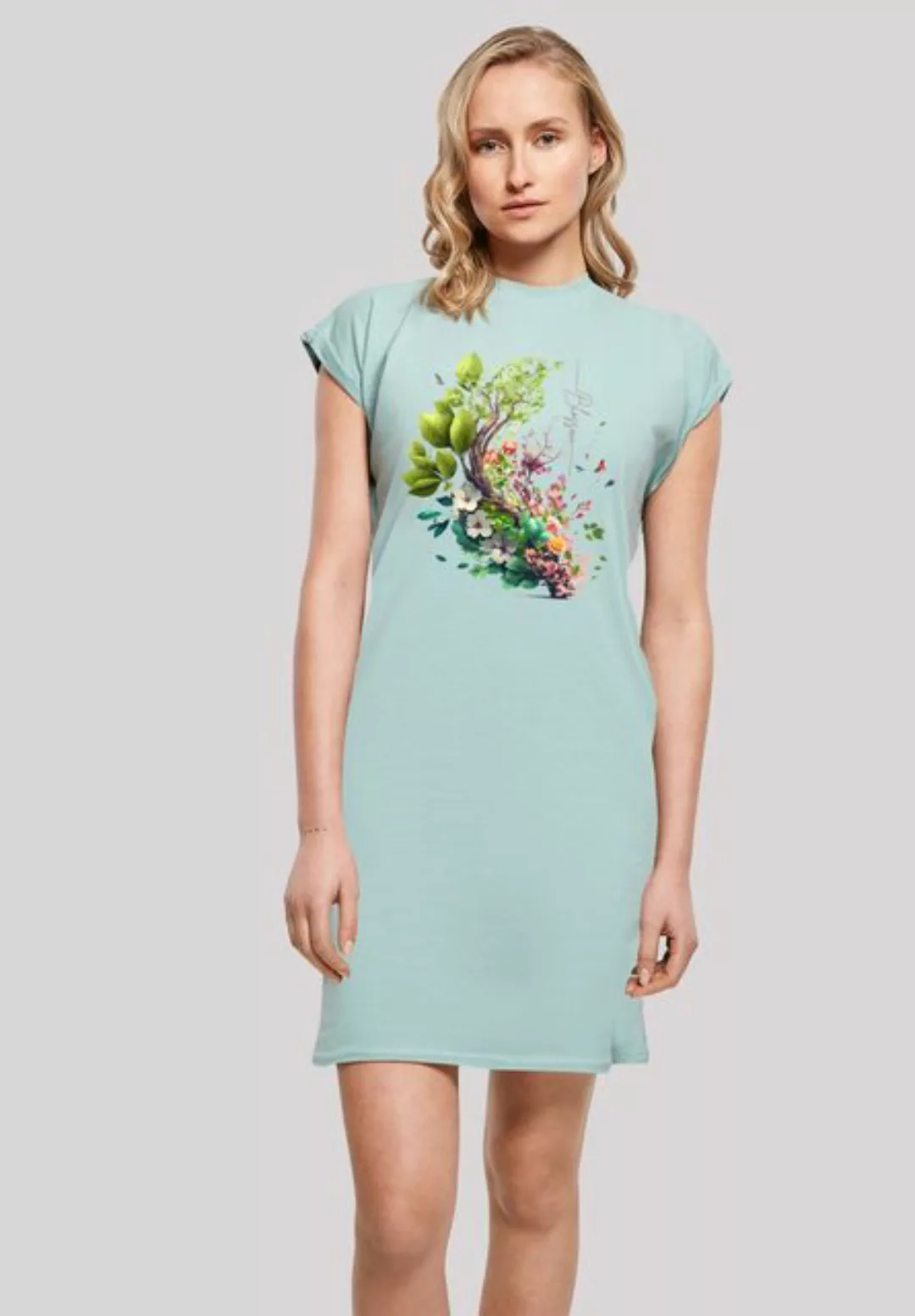 F4NT4STIC Shirtkleid "Blüten Baum Kleid", Print günstig online kaufen