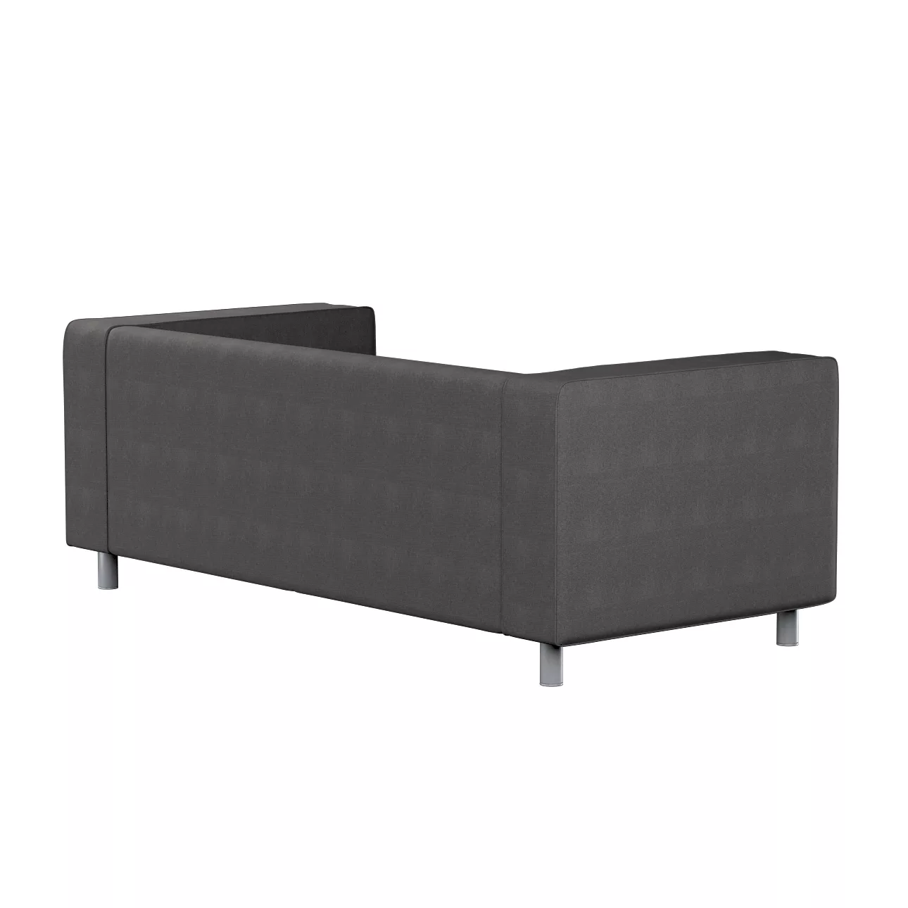 Bezug für Klippan 2-Sitzer Sofa, dunkelgrau, Sofahusse, Klippan 2-Sitzer, E günstig online kaufen