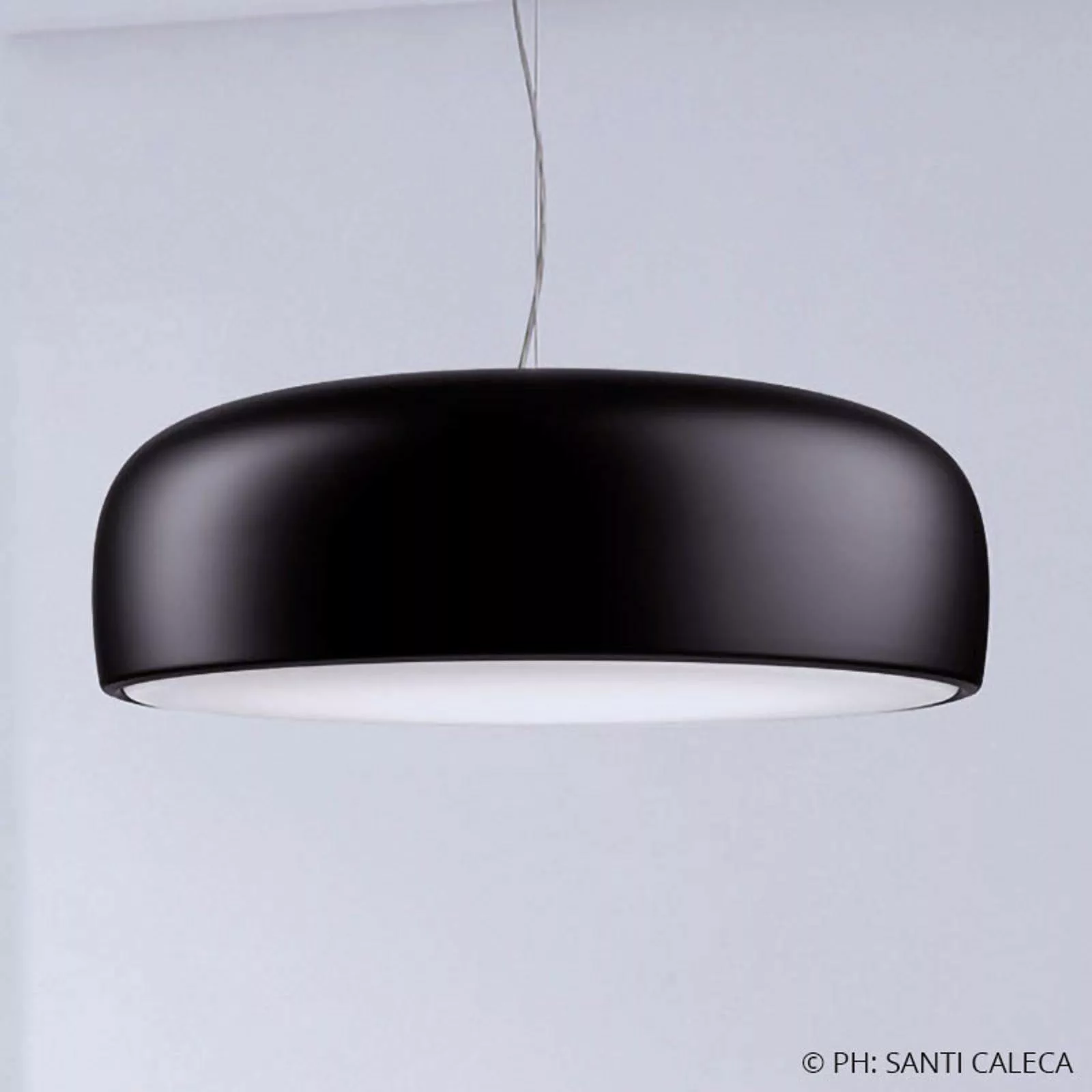 FLOS Smithfield S LED-Hängeleuchte, matt schwarz günstig online kaufen