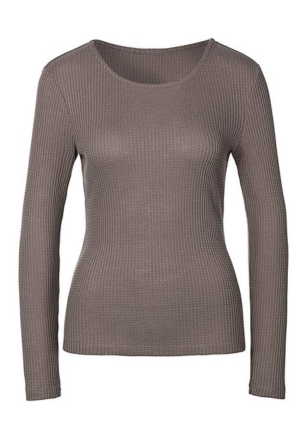 LASCANA Langarmshirt (2er-Pack) in modischer Pique-Optik günstig online kaufen