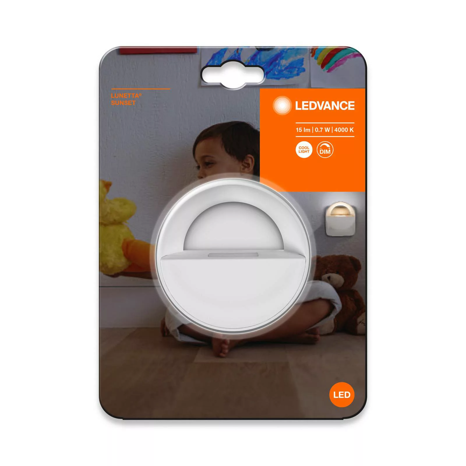 Ledvance LED-Nachtlicht Lunetta Sunset mit Touchdimmer Weiß günstig online kaufen
