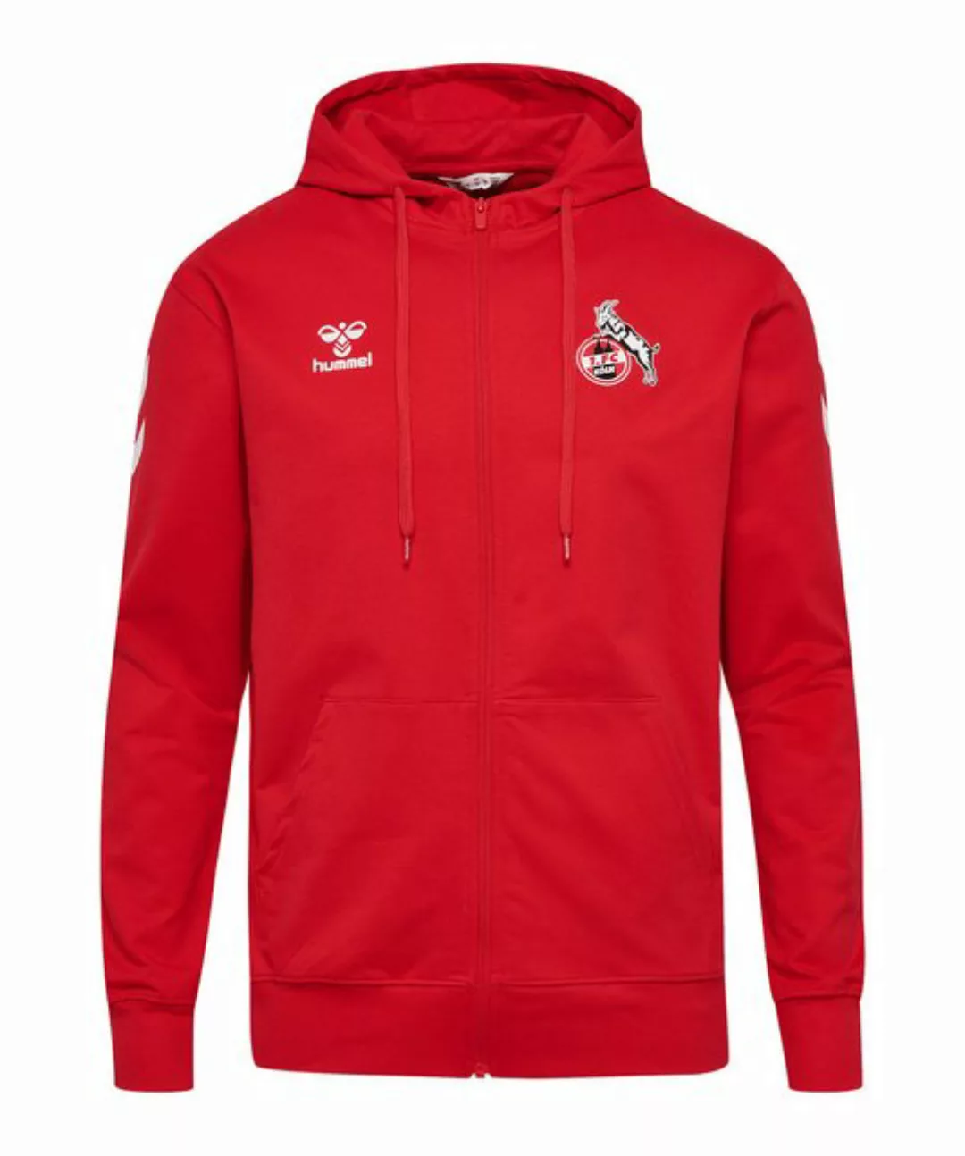 hummel Sweatjacke 1. FC Köln Travel Kapuzenjacke günstig online kaufen