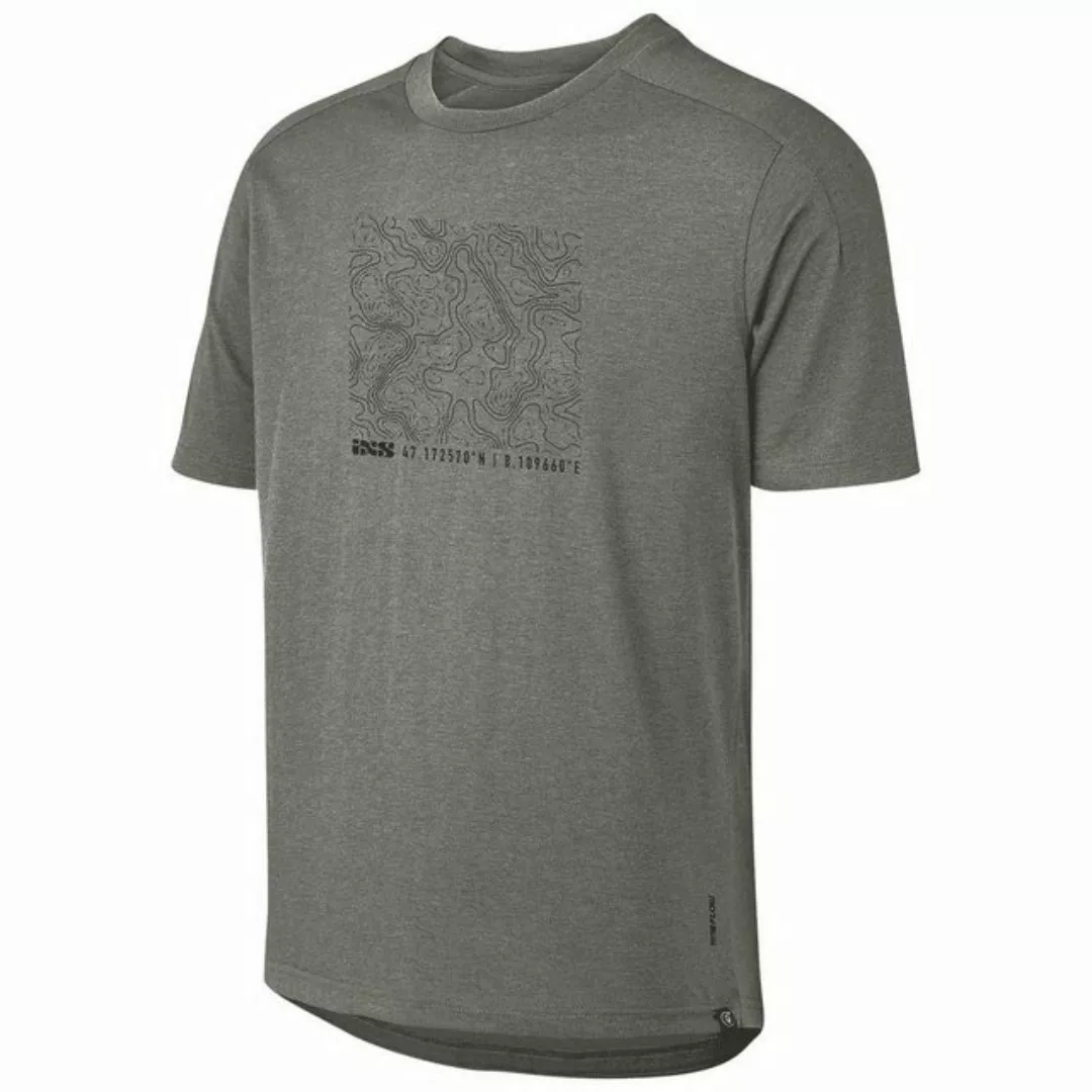 IXS T-Shirt iXS Flow Tech Tee Contour graphite L (1-tlg) günstig online kaufen