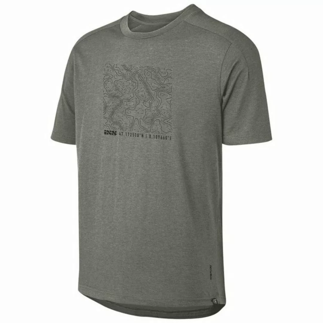 IXS T-Shirt T-Shirts iXS Flow Tech Tee Contour graphite XL (1-tlg) günstig online kaufen