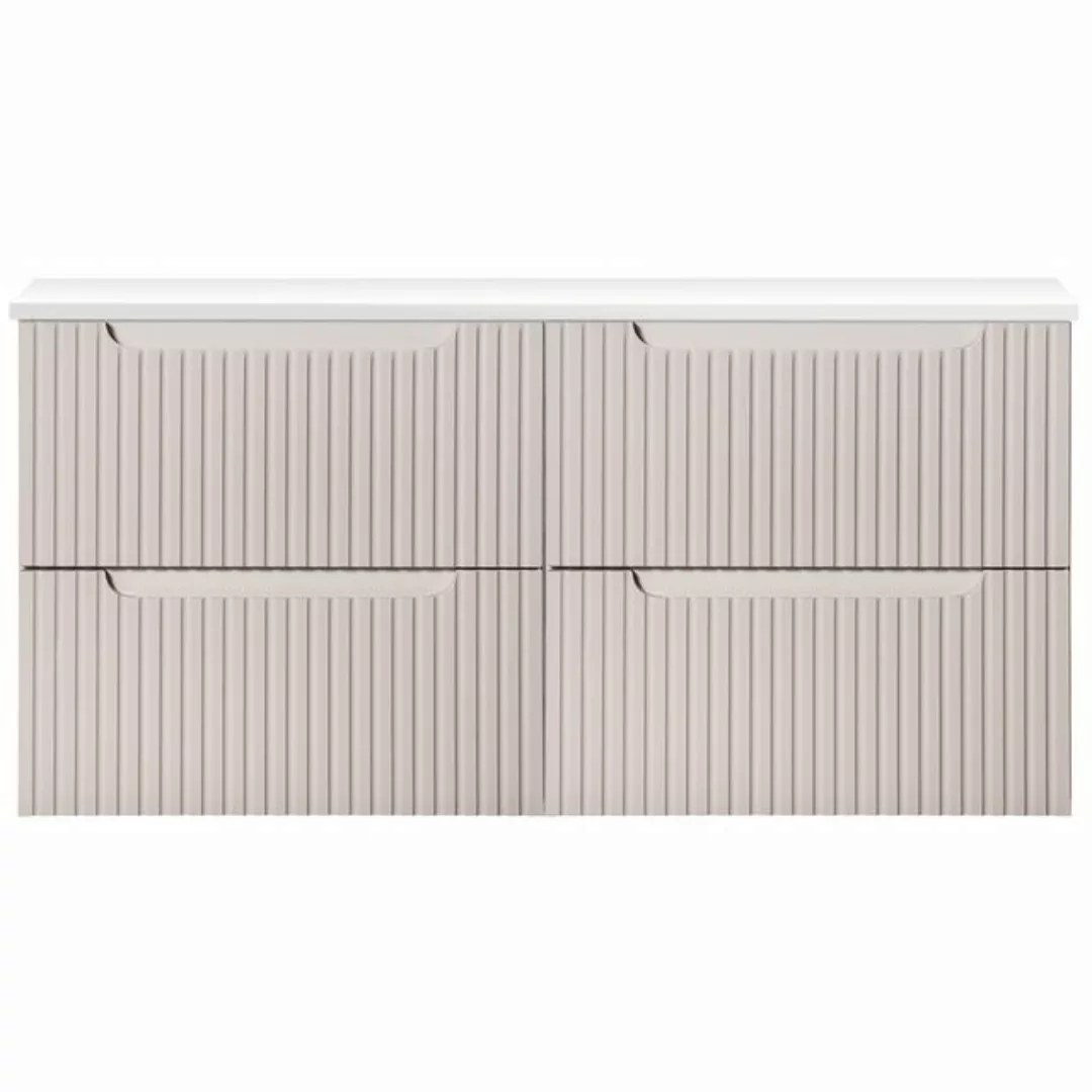 Lomadox Waschbeckenschrank NEWPORT-56-CASHMERE Waschtischunterschrank 120cm günstig online kaufen