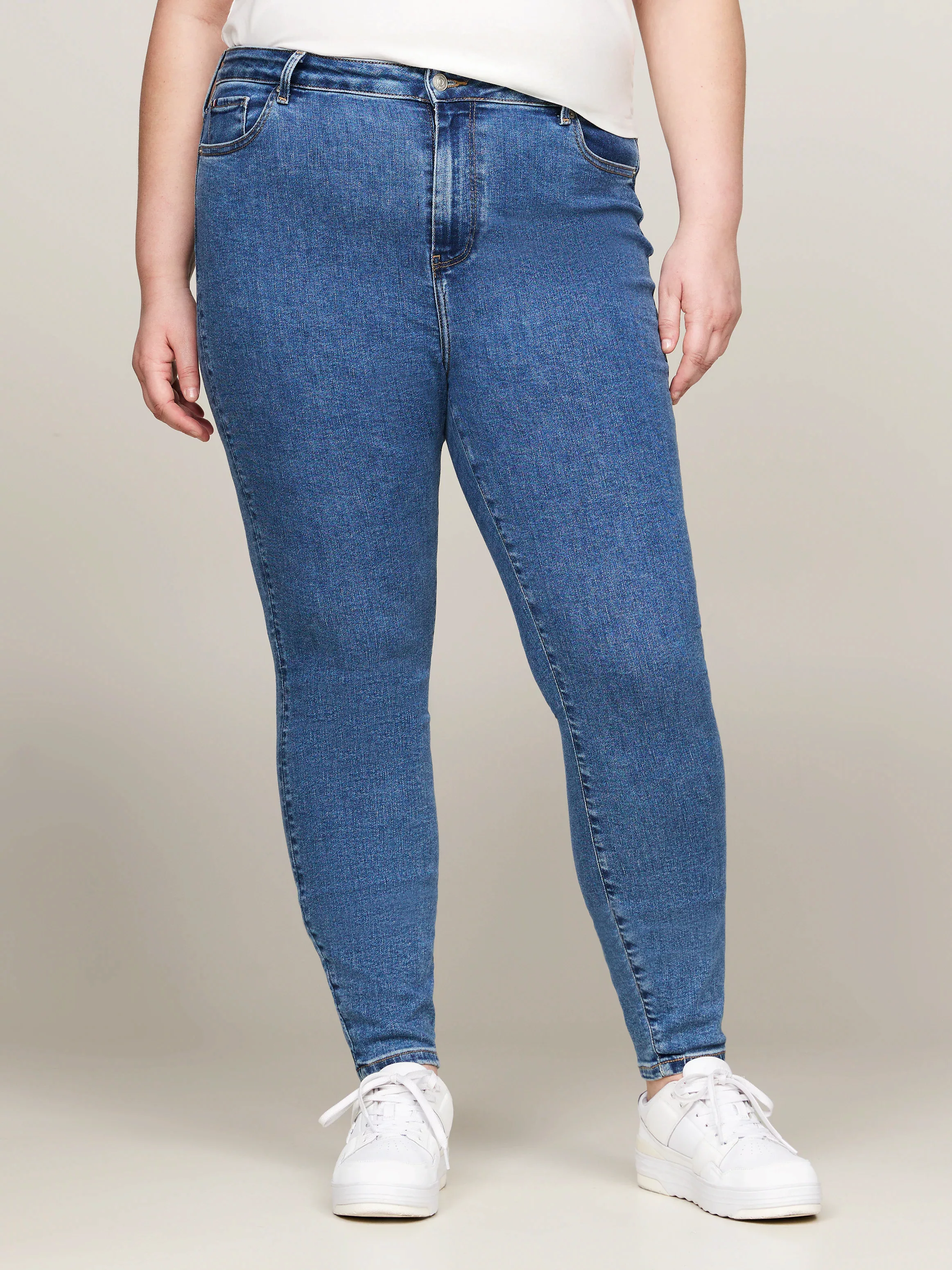 Tommy Hilfiger Curve Skinny-fit-Jeans "CRV HARLEM U SKINNY HW", Große Größe günstig online kaufen