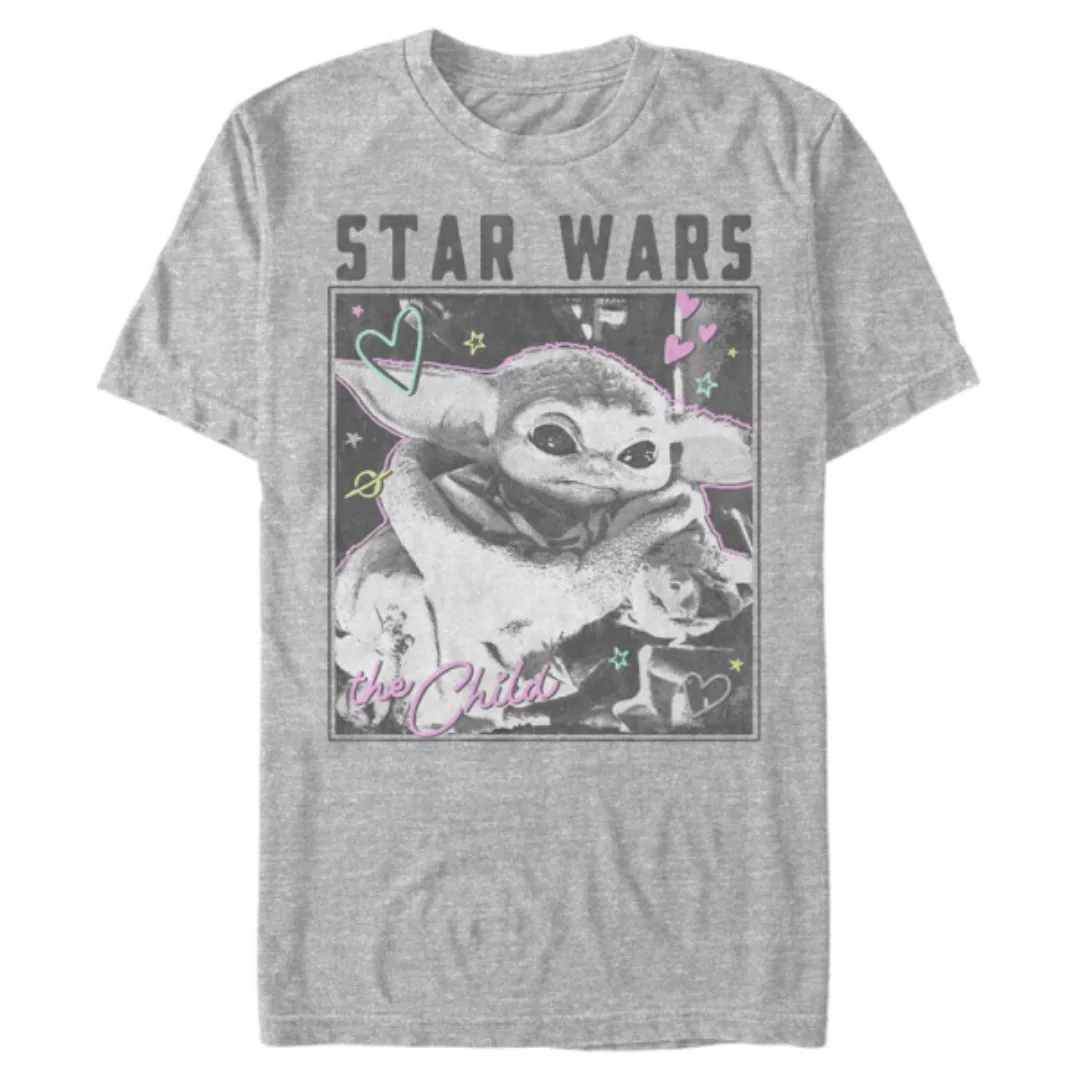 Star Wars - The Mandalorian - The Child Doodle Photo - Männer T-Shirt günstig online kaufen