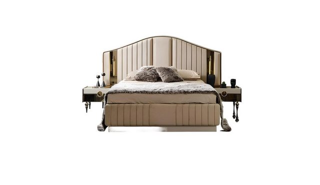 JVmoebel Bett Luxus Bett Italienische Stil Design Möbel Schlafzimmer Betten günstig online kaufen