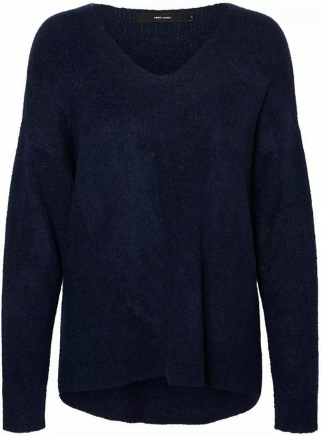 Vero Moda V-Ausschnitt-Pullover VMCREWLEFILE LS V-NECK BLOUSE NOOS günstig online kaufen