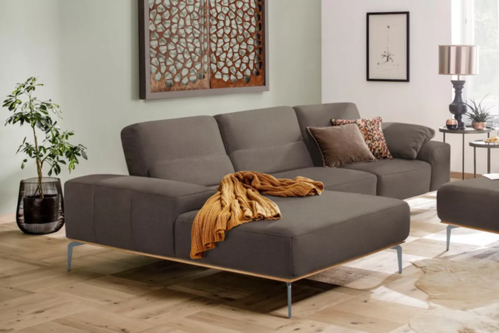 W.SCHILLIG Ecksofa »run, Designsofa mit tollem Sitzkomfort, bequem, L-Form« günstig online kaufen
