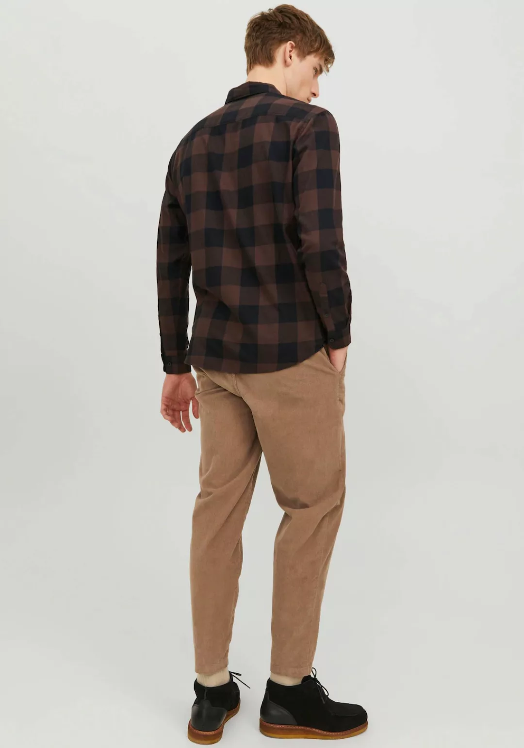 Jack & Jones Langarmhemd JJEGINGHAM TWILL SHIRT L/S NOOS günstig online kaufen