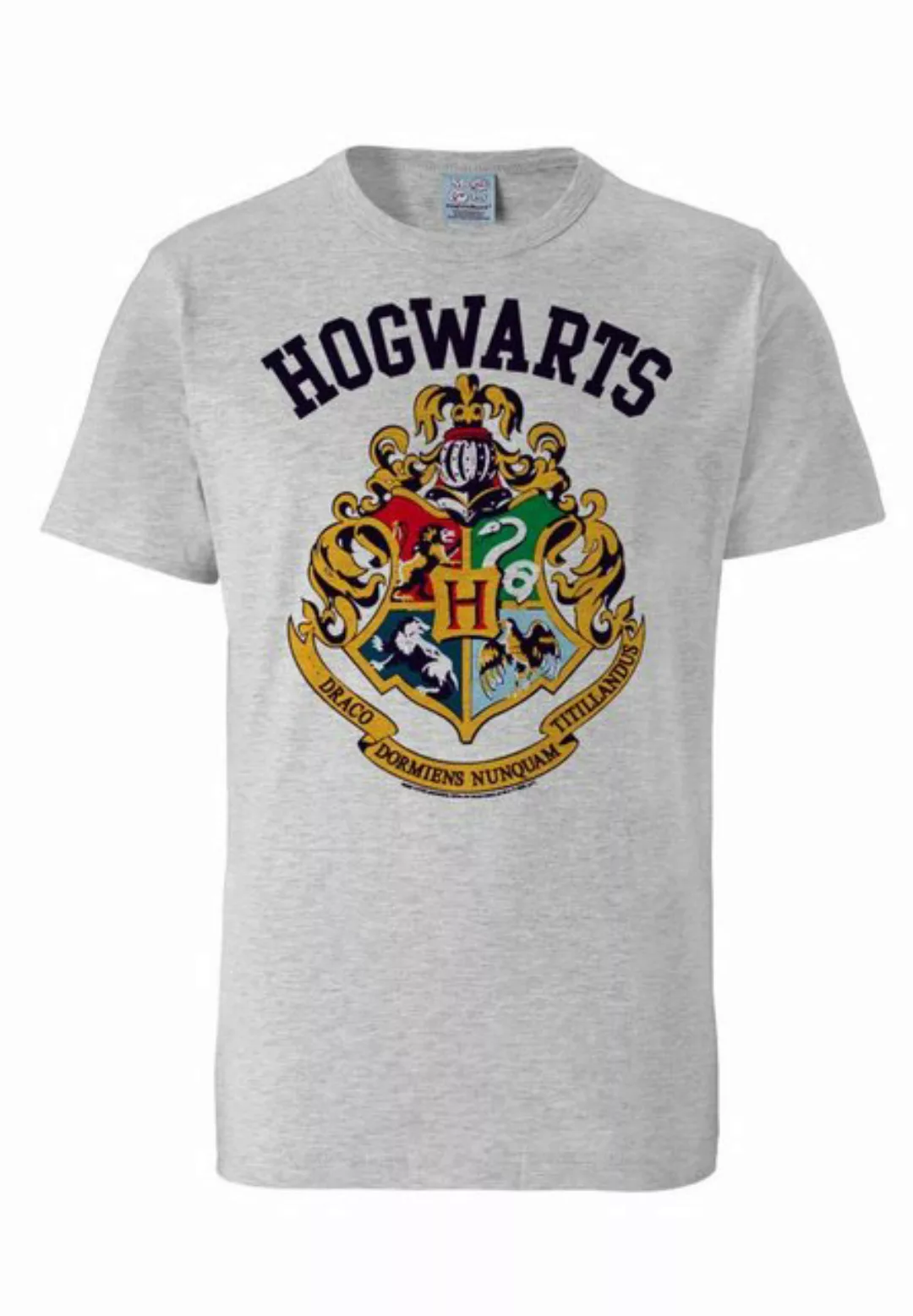 LOGOSHIRT T-Shirt "Hogwarts-Logo", mit hochwertigem Siebdruck günstig online kaufen