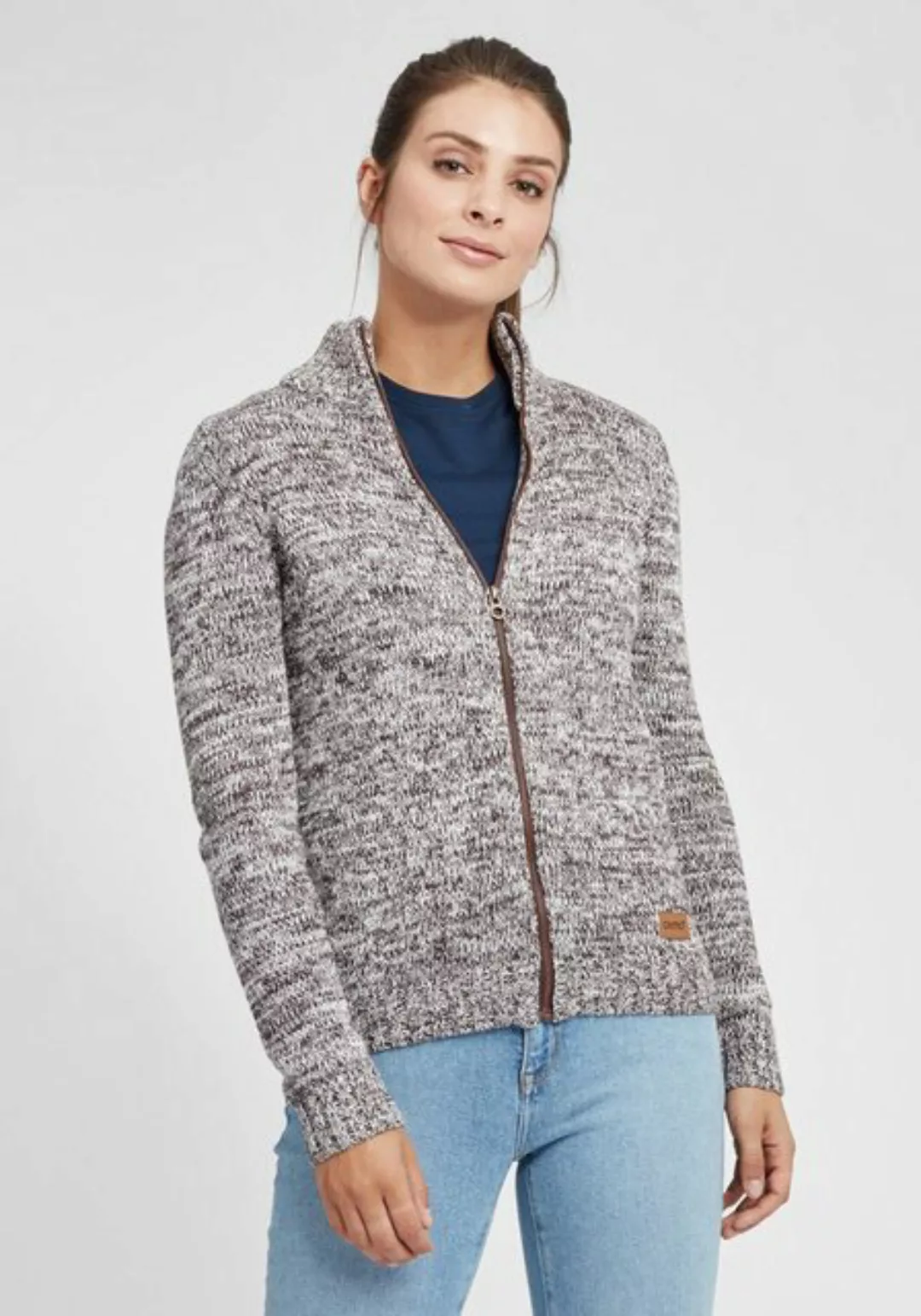 OXMO Strickjacke OXPhenix Cardigan mit Stehkragen günstig online kaufen