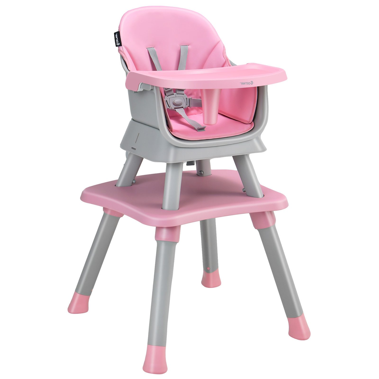 COSTWAY Hochstuhl, 6in1 Kombihochstuhl, Babystuhl, mit günstig online kaufen