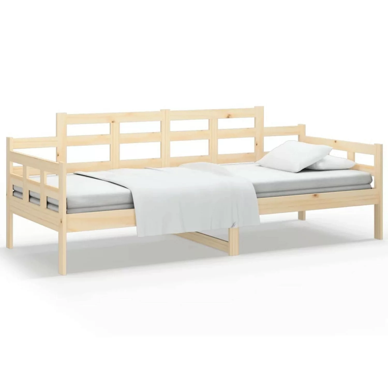 vidaXL Bett Tagesbett Massivholz Kiefer 90x190 cm günstig online kaufen