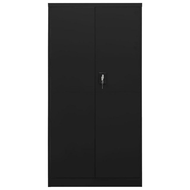 vidaXL Spind Schließfachschrank Schwarz 90x40x180 cm Stahl günstig online kaufen