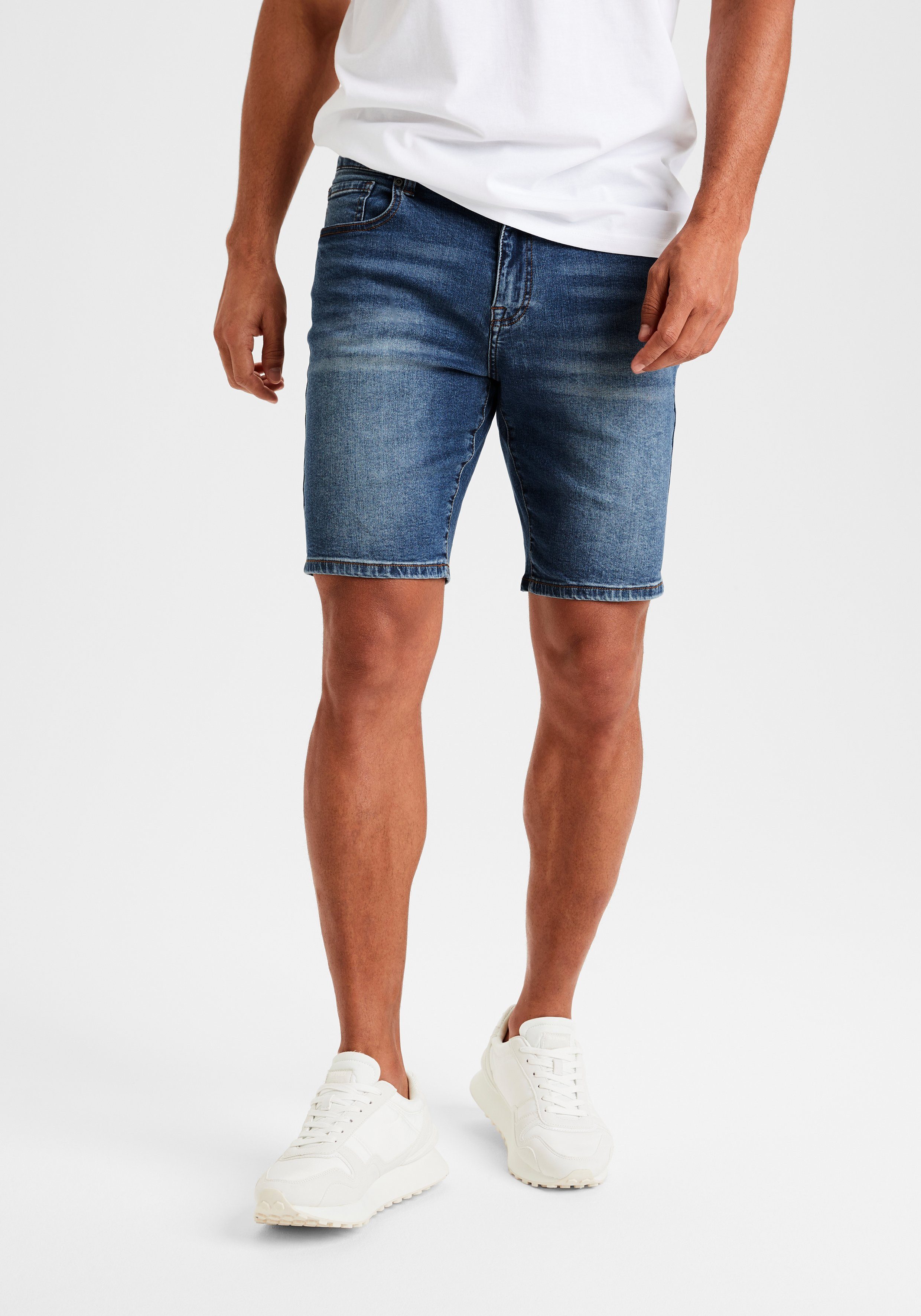 Buffalo Jeansshorts "5-Pocket Shorts,", mit normaler Bundhöhe, kurze Hose a günstig online kaufen