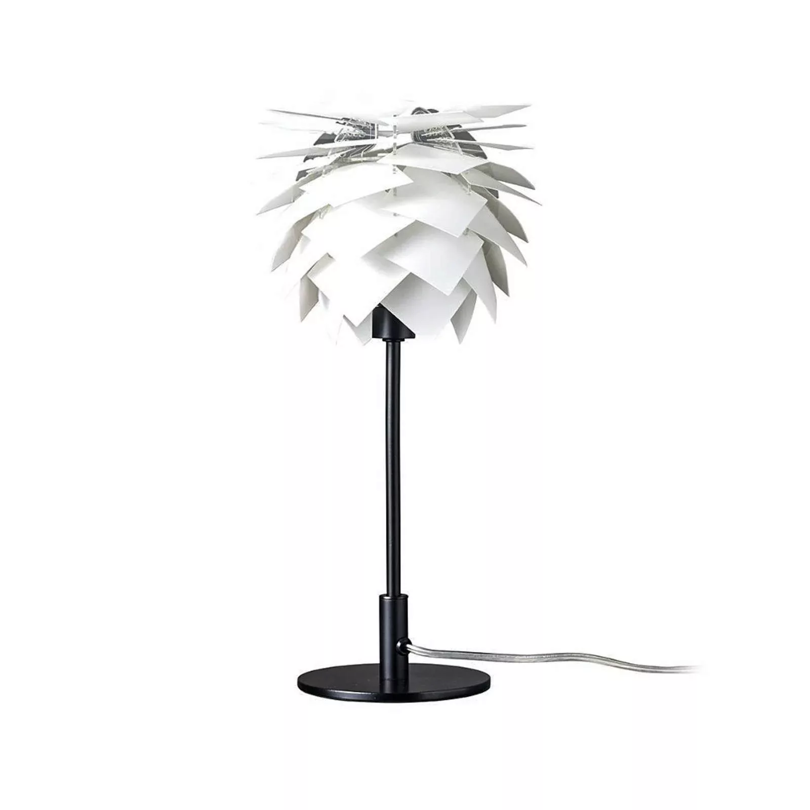 Dyberg Larsen Tischlampe Pineapple, weiß/schwarz, Höhe 35 cm günstig online kaufen