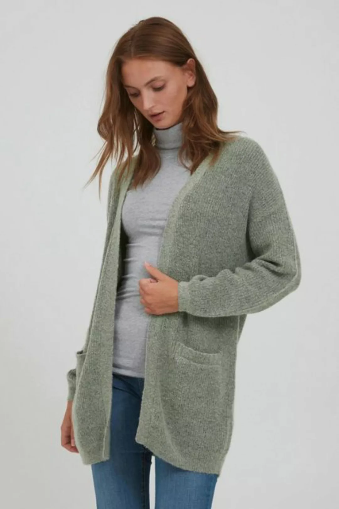 b.young Strickjacke BYOLYMPIA LS CARDIGAN - 20810211 Langer Cardigan mit Ta günstig online kaufen