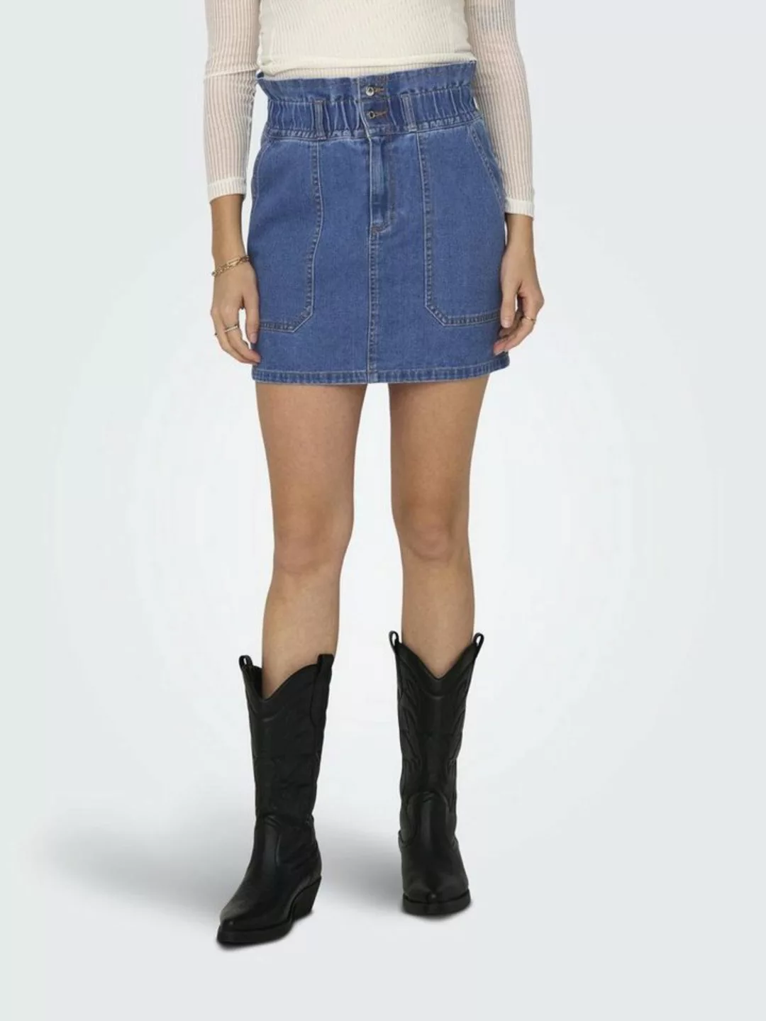 ONLY Jeansrock ONLMILLIE HW MINI CARGO PB DNM SKIRT BJ günstig online kaufen