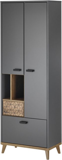 BASIC by Balculina Hochschrank "Leone Hochschrank, Badezimmerschrank 60x170 günstig online kaufen