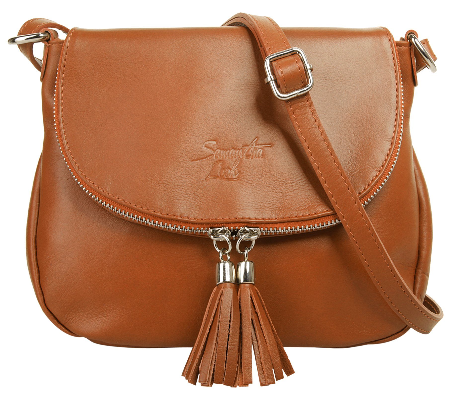 Samantha Look Umhängetasche, echt Leder, Made günstig online kaufen