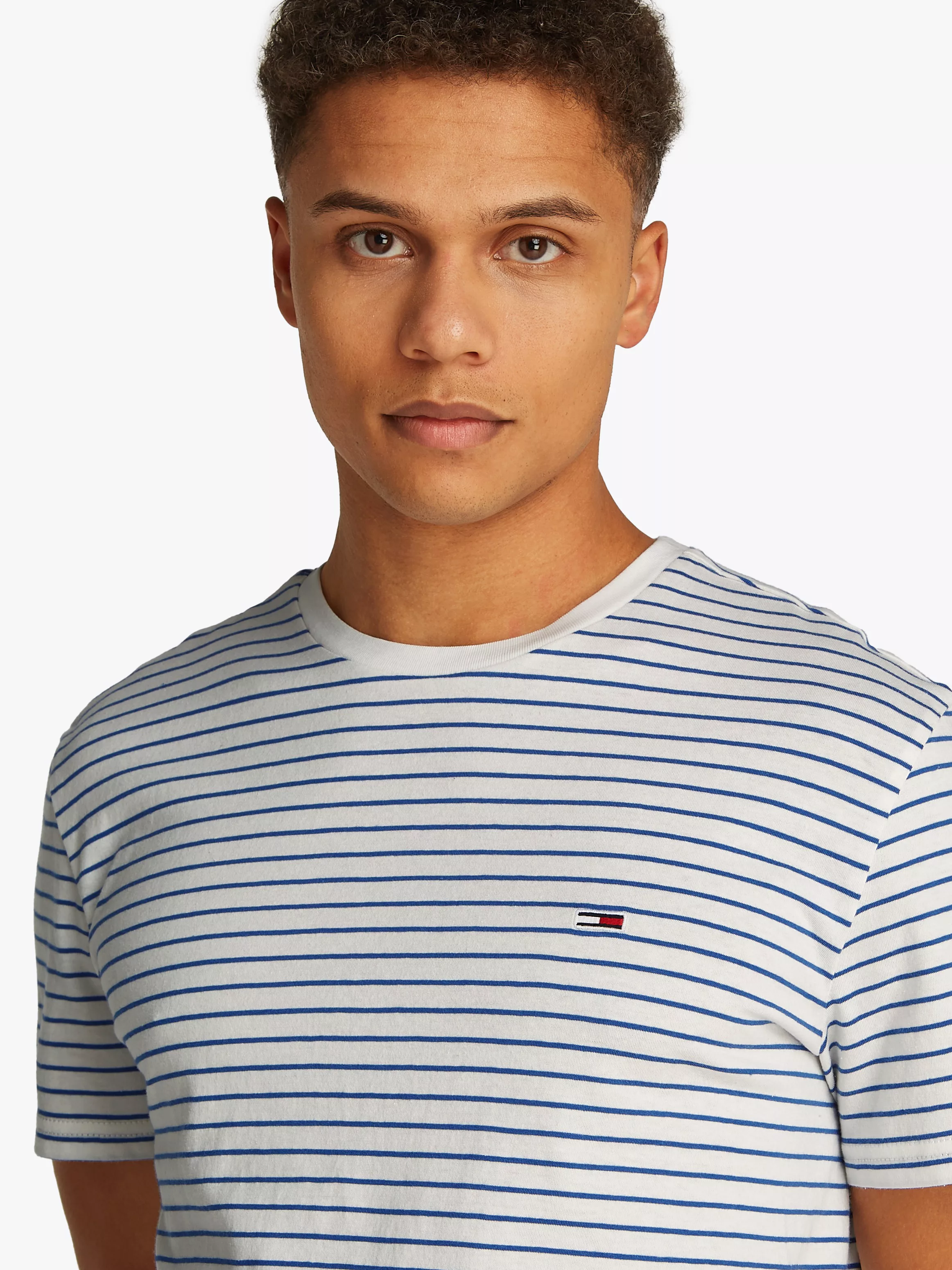 Tommy Jeans Rundhalsshirt "TJM SLIM STRIPE TEE" günstig online kaufen