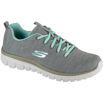 Skechers  Sneaker Twisted Fortune 12614-GYMN Gray/Mint günstig online kaufen
