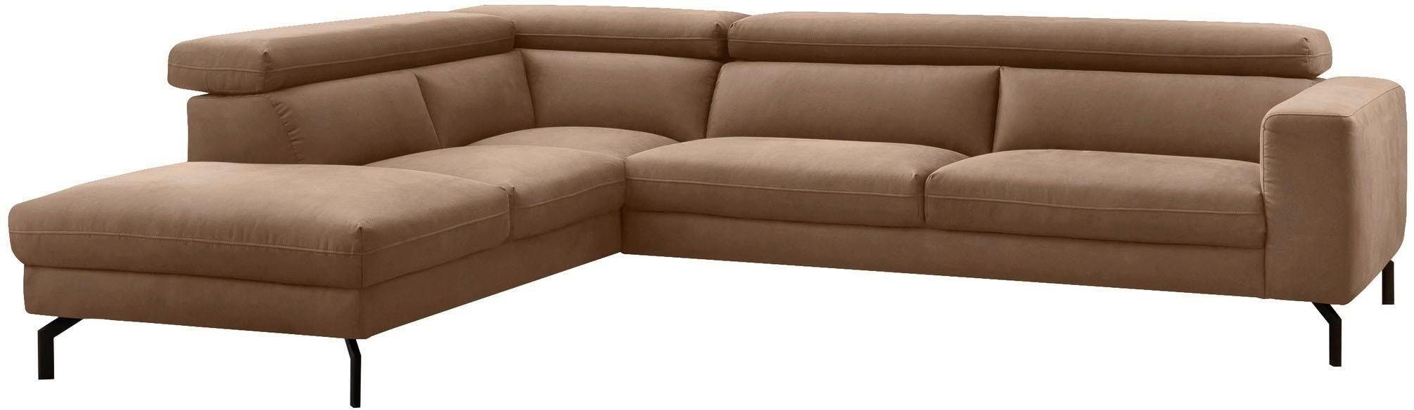 Places of Style Ecksofa "Olanta, modern und bequem, Breite 305cm, Fuß 16cm günstig online kaufen