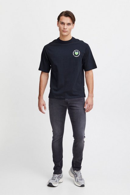 Casual Friday T-Shirt CFTue relaxed fit tee with chest print Lässiges T-shi günstig online kaufen