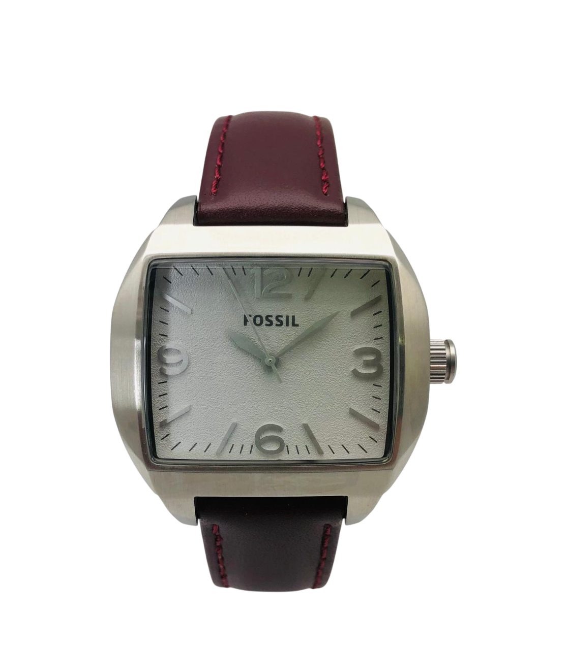 Fossil Quarzuhr Damenuhr Edelstahl Lederband Silber günstig online kaufen
