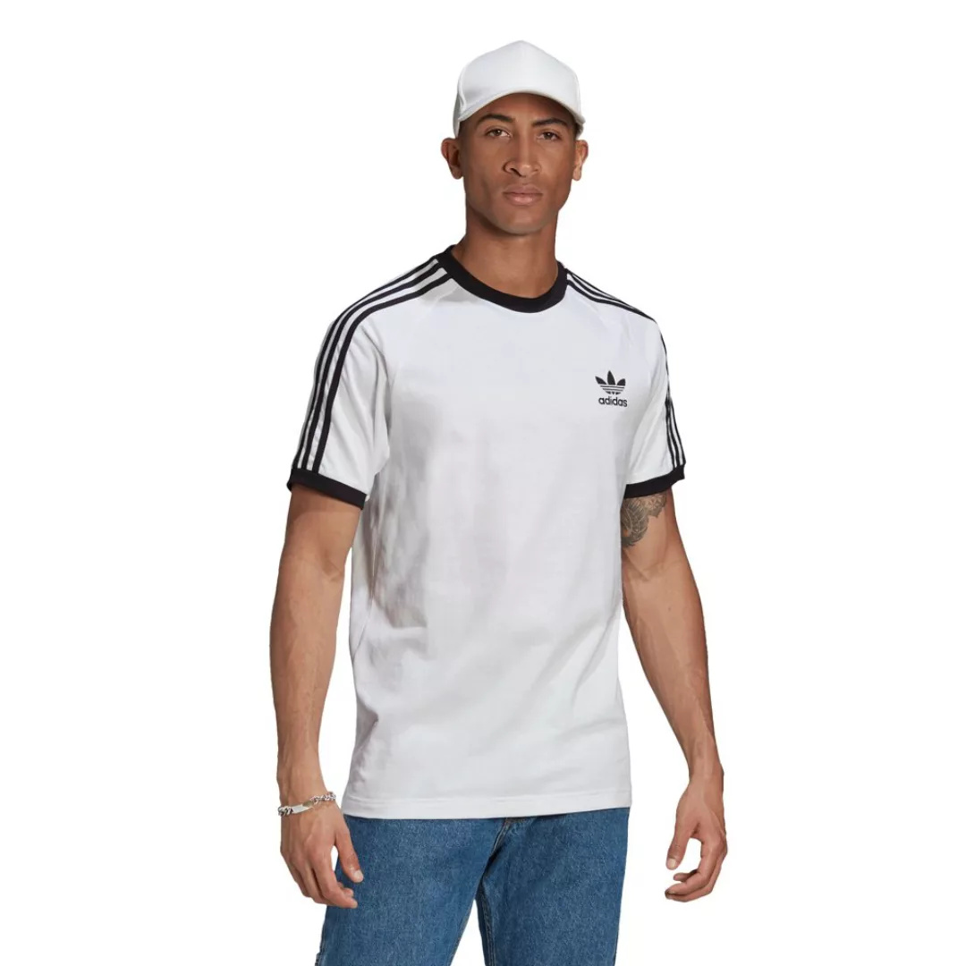 Adidas Originals Adicolor 3 Stripes Kurzarm T-shirt M White günstig online kaufen