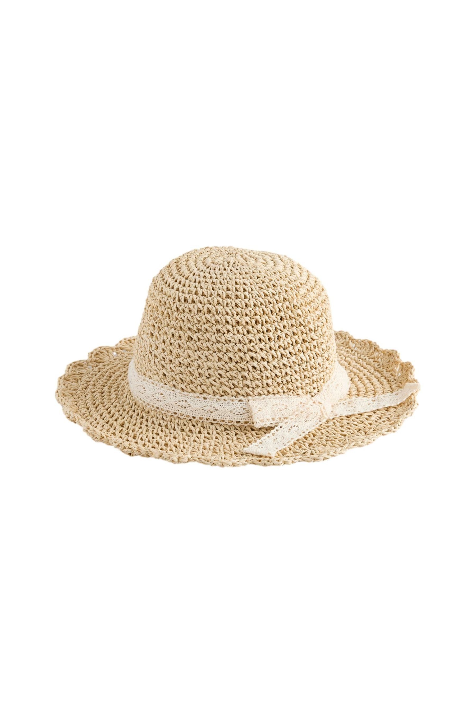 Next Sonnenhut Strohhut mit Bogenkante (1-St) günstig online kaufen