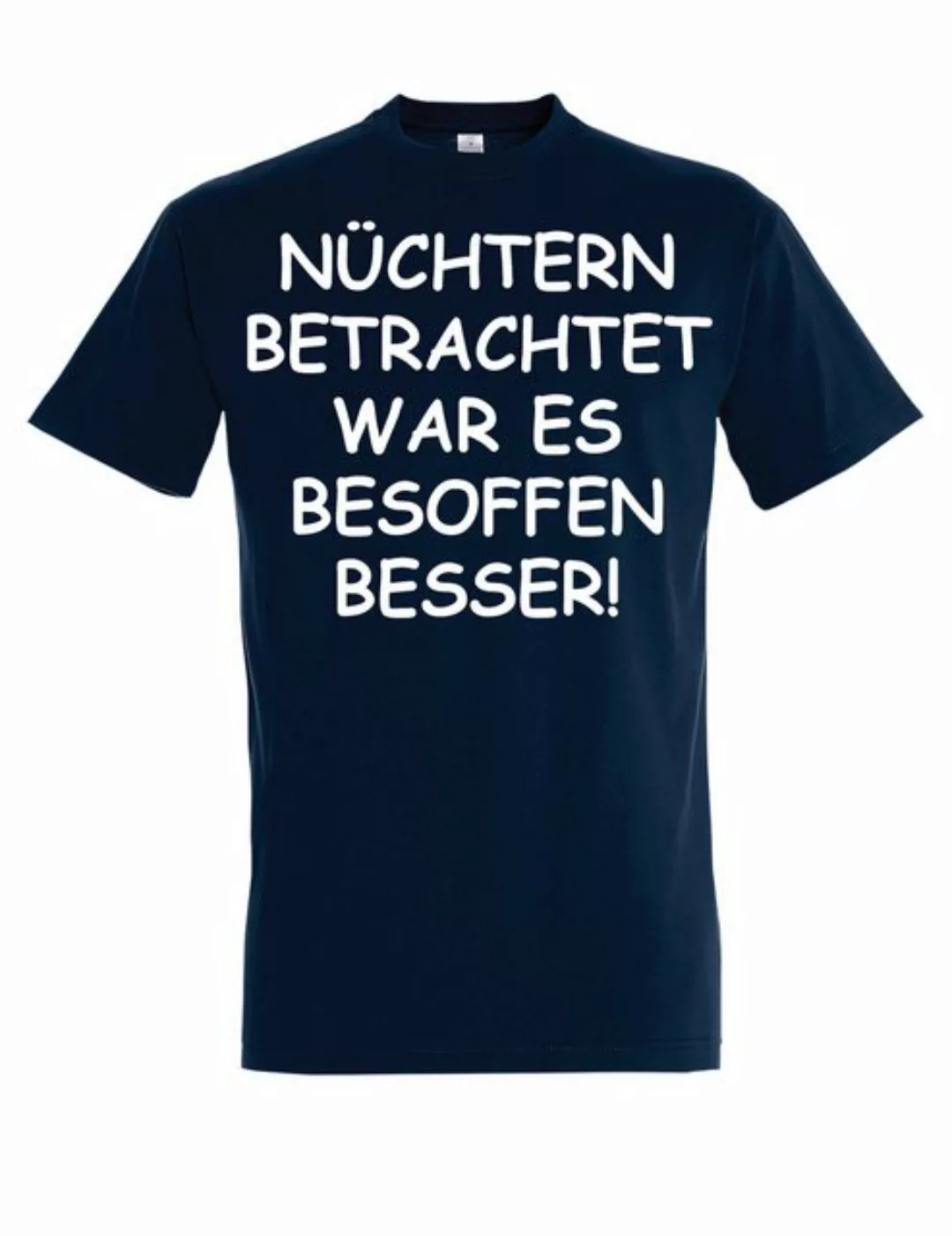 Youth Designz Print-Shirt Herren T-Shirt "Nüchtern betrachtet" lustig Print günstig online kaufen