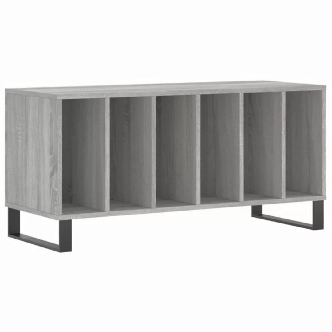 vidaXL Beistellschrank Plattenschrank Grau Sonoma 100x38x48 cm Holzwerkstof günstig online kaufen