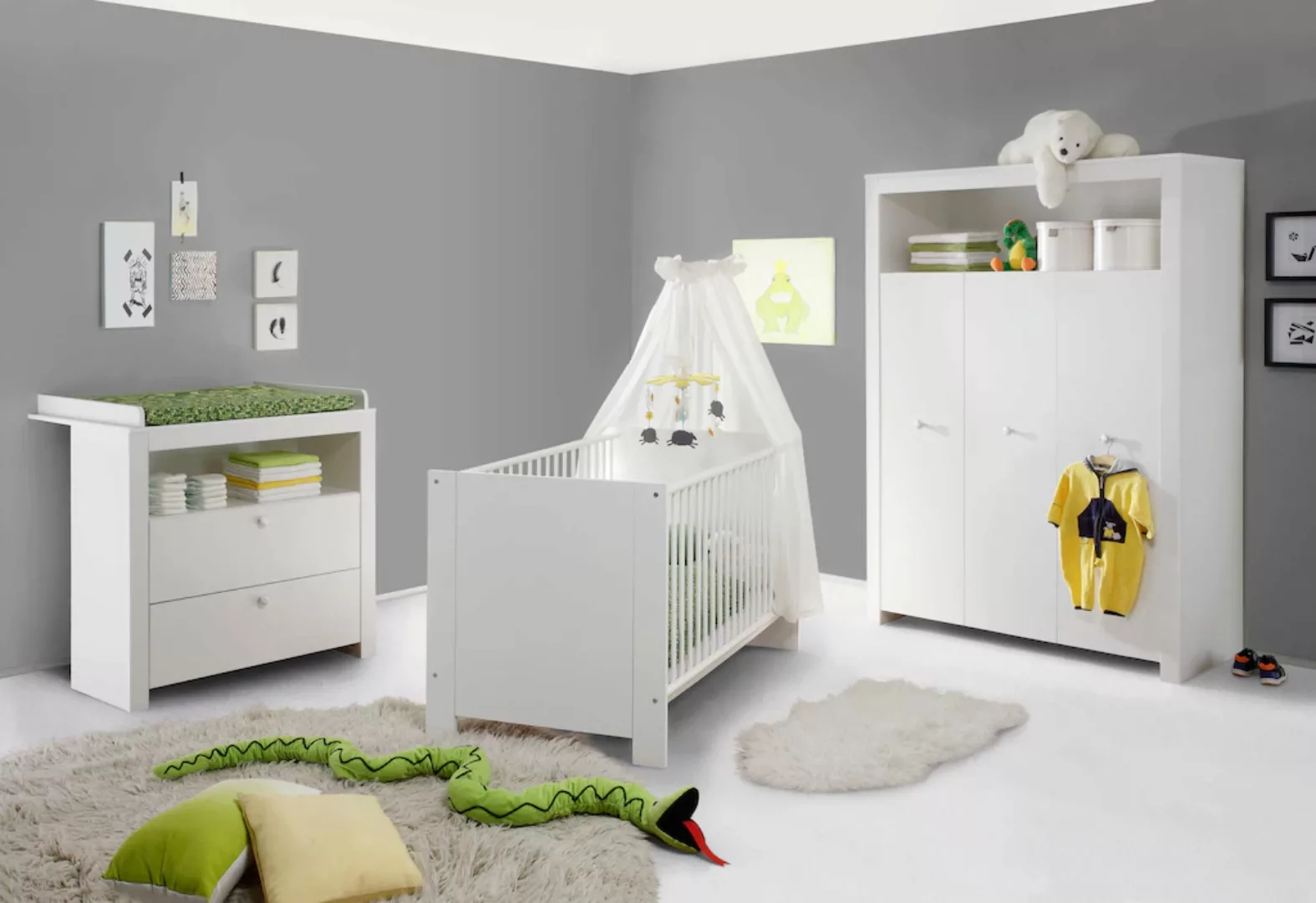 trendteam Babyzimmer-Komplettset "Olivia, Deal für begrenzte Zeit", (Set, 3 günstig online kaufen