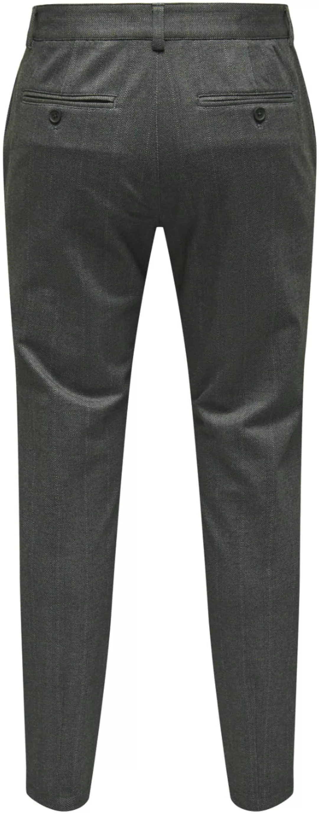 ONLY & SONS Anzughose ONSMARK SLIM 02093 HERRINGBONE PANT NOOS günstig online kaufen